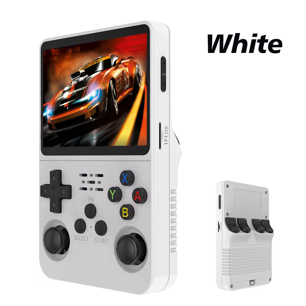 128GB R36S Retro Handheld Video Game Console with Linux System, 3.5-Inch IPS Screen, Portable Pocket Video Player with 64GB Preloaded Games