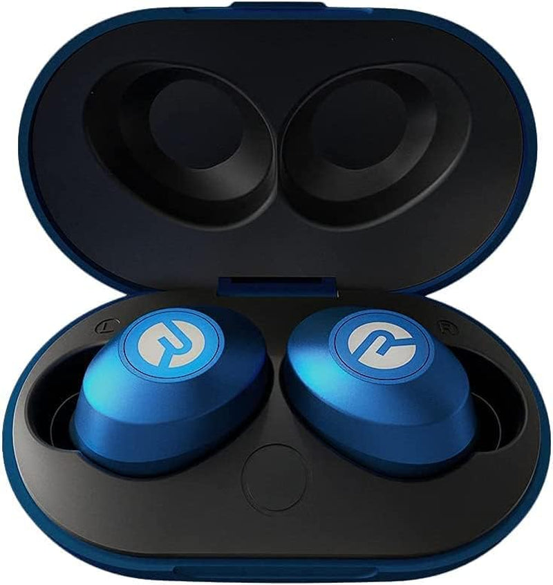 Everyday Bluetooth Wireless Earbuds with Microphone - Active Noise Cancelling, Sweat & Water-Resistant Earphones, Ear Buds Wireless Bluetooth up to 32 Hours Playtime (Blue)